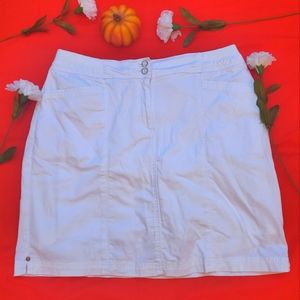 Karen Scott White Skort